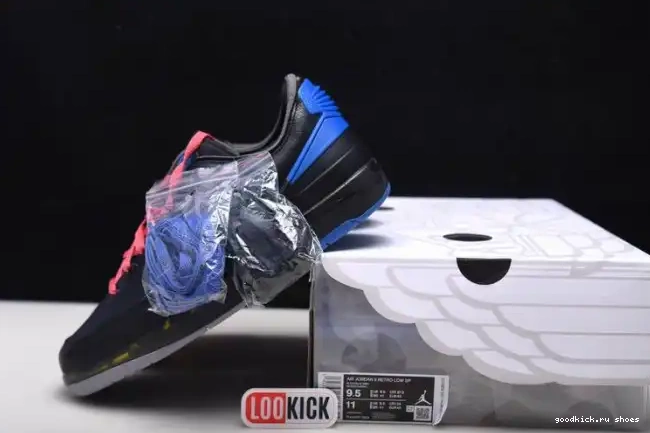 DJ4375-004 Jordan Low Blue Retro SP Black 2 Off-White 0418